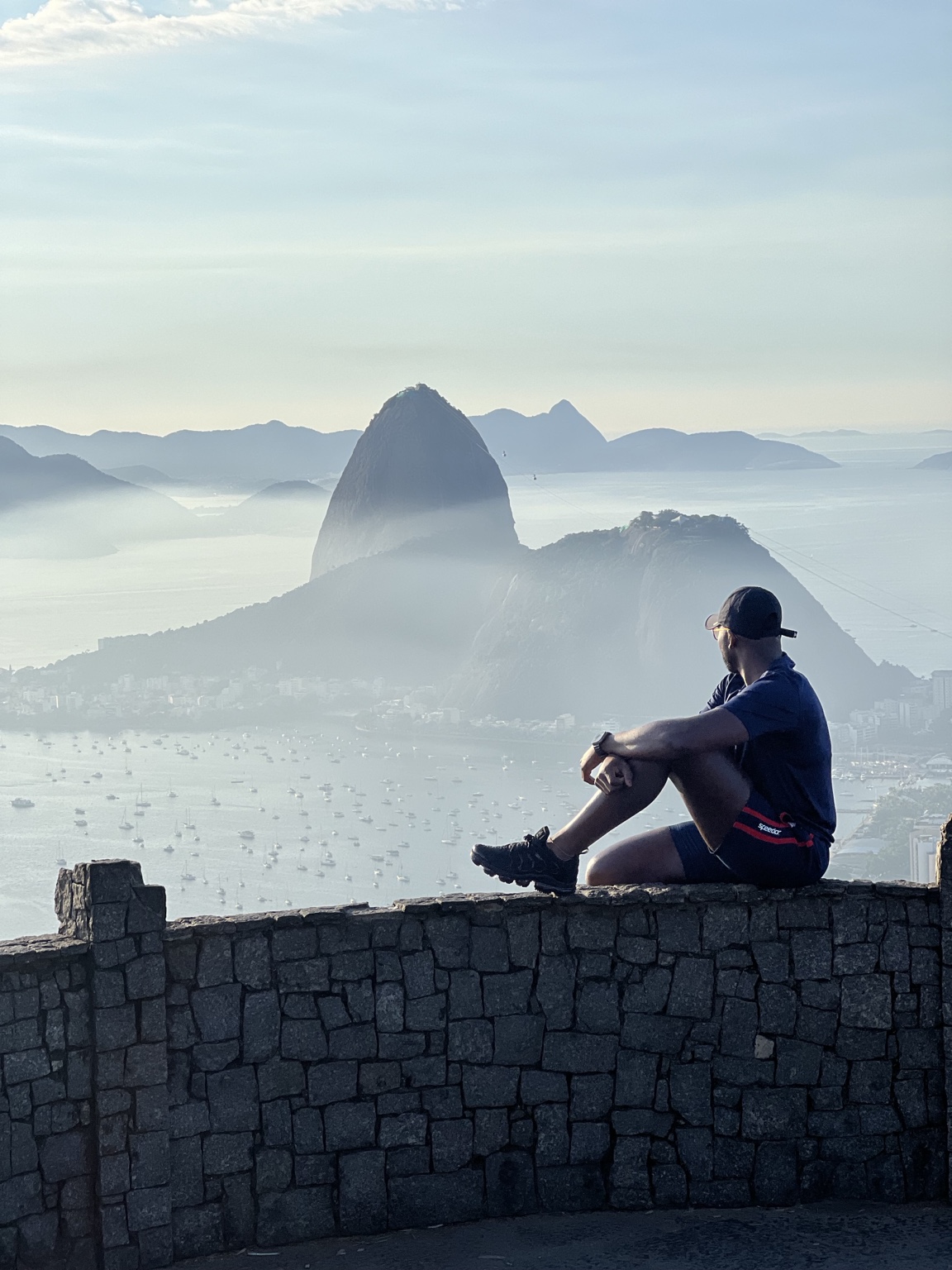 A sweeping view above Rio de Janeiro